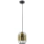 Lampa wisząca metalowa czarno-złota 15cm 9317/1 BL TR z serii CENTO - Lampy Elem